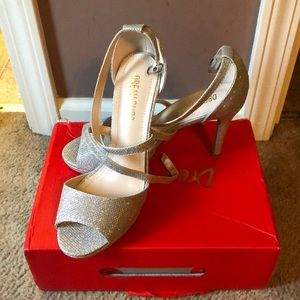 Silver Elegant High Heels